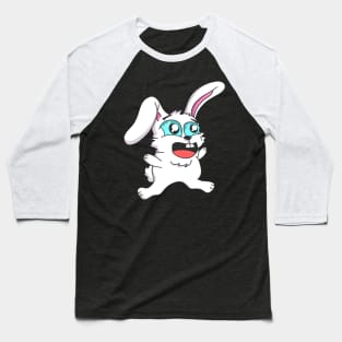 Funny Cartoon Bunny Cute Rabbit Baseball T-Shirt